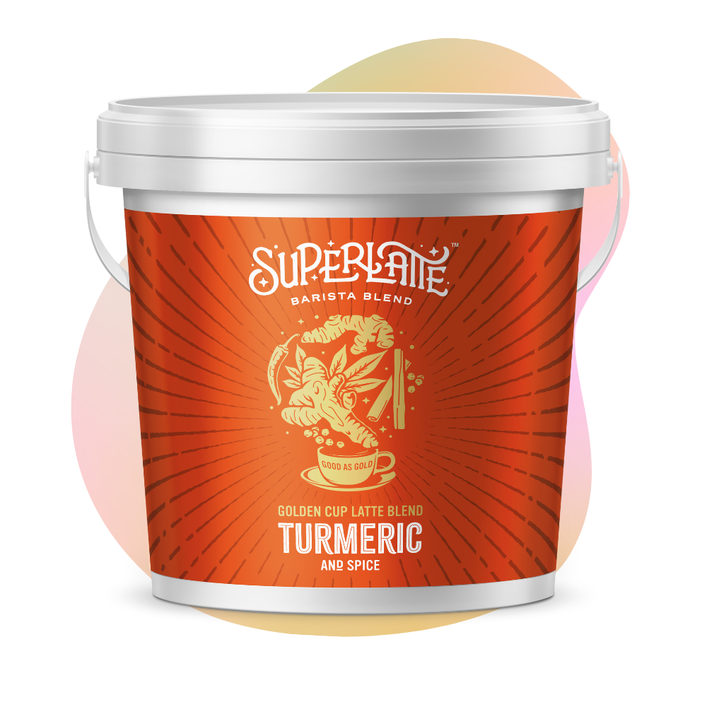 Enjoy the no.1 best selling turmeric latte in the UK Superlatte