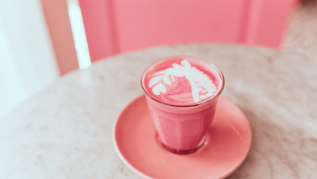 Discover Superlatte's Beetroot Latte, a delicious hot chocolate with a beetroot-y twist!
