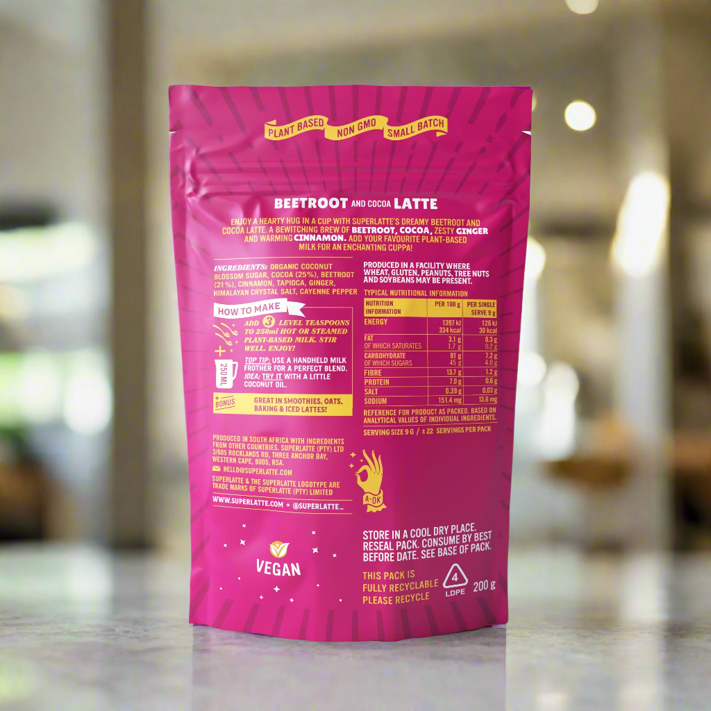 Beetroot & Cocoa Latte