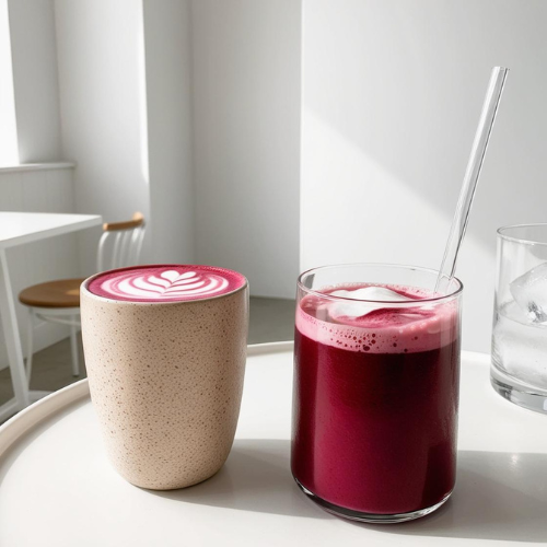 Beetroot & Cocoa Latte