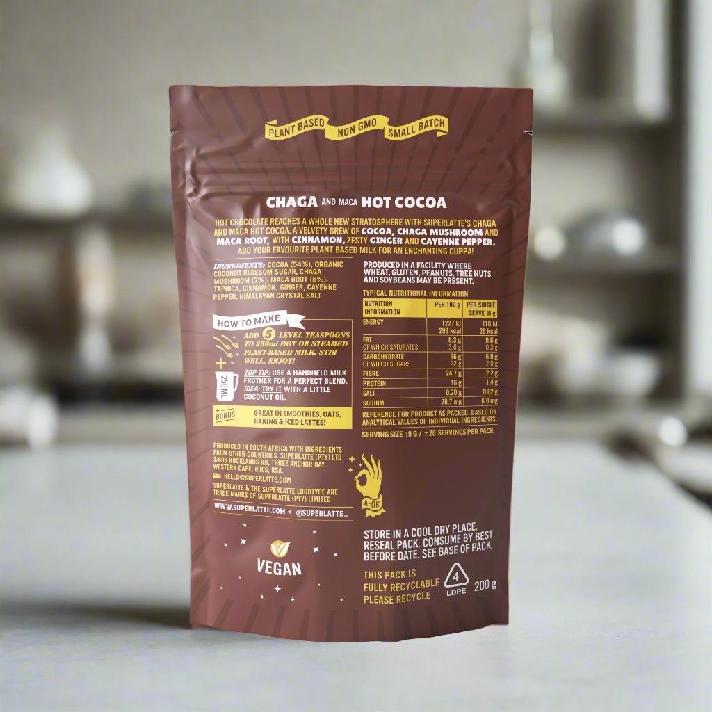 Chaga & Maca Hot Cocoa